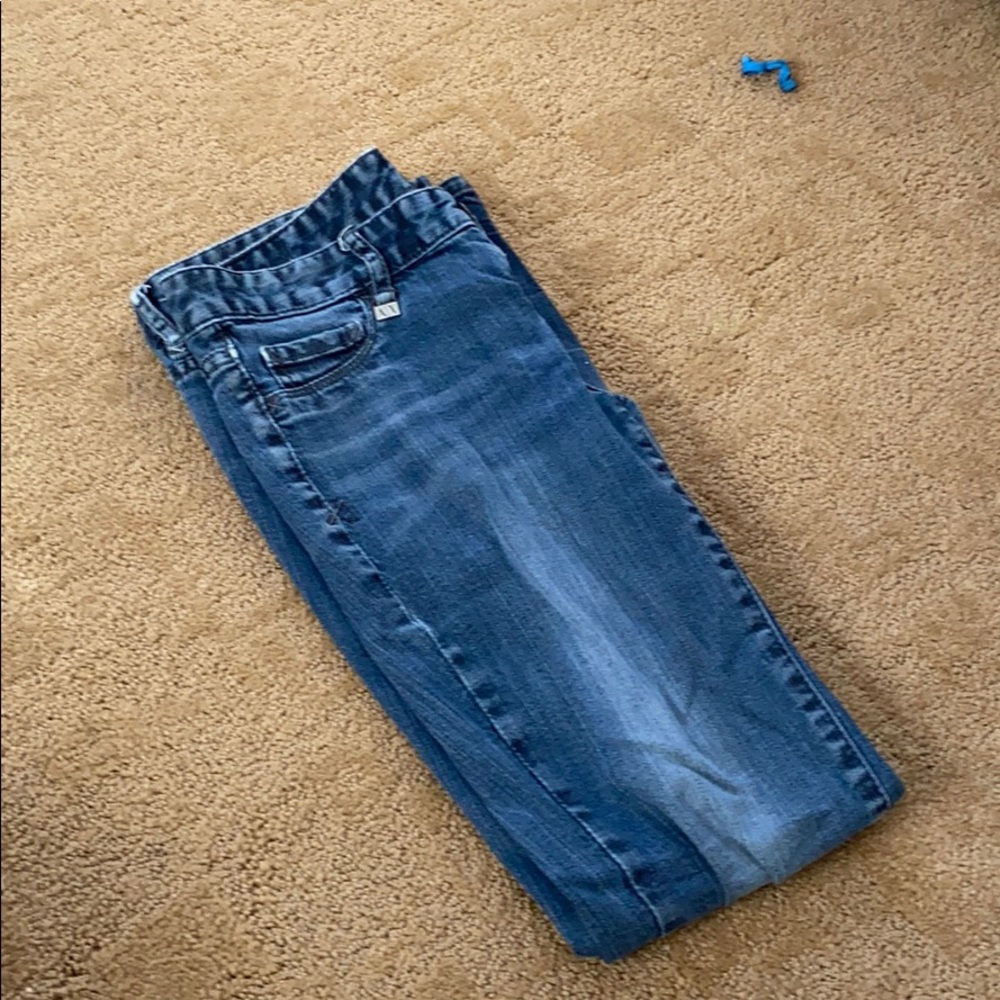 armani exchange skinny jeans